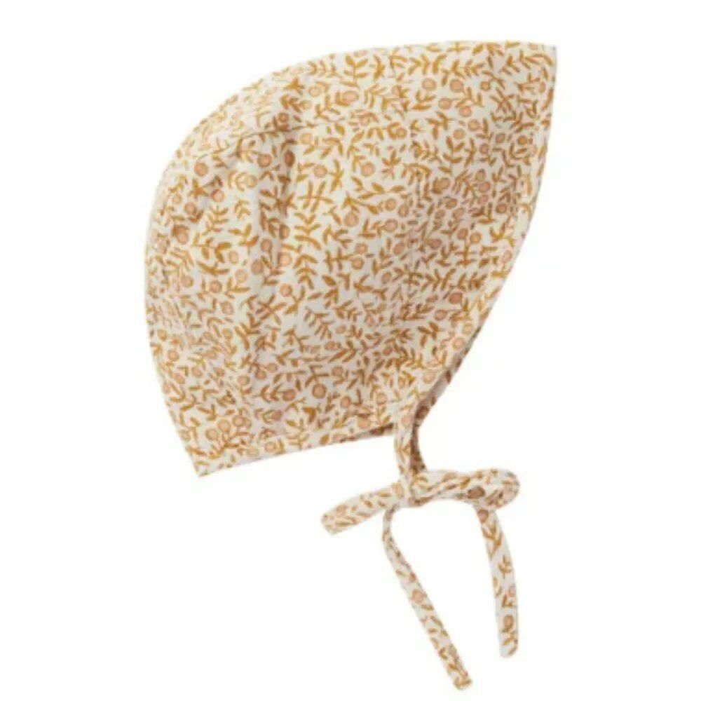 NWT! Rylee + Cru Brimmed Bonnet in Marigold Size 6-12M